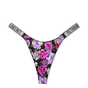 💕🔥NWT Victoria's secret VERY SEXY Bombshell Shine Strap Thong Panties panty